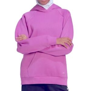 Adidas Women's All Szn Boyfriend Hoodie Sweatshirt • Semi Pulse Lilac (SMALL)